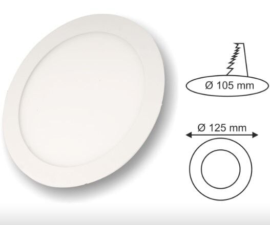 Cata 6 Watt Panel Led CT-5145 Beyaz Işık Alüminyum Kasa