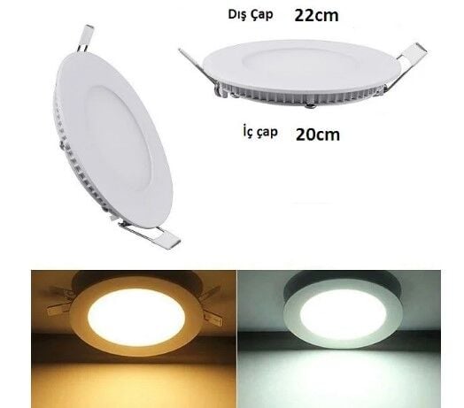 Cata 18 Watt Panel Led CT-5169 Beyaz Işık Alüminyum Kasa