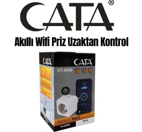 Cata CT-4010 Akıllı Wifi Priz Uzaktan Kontrol