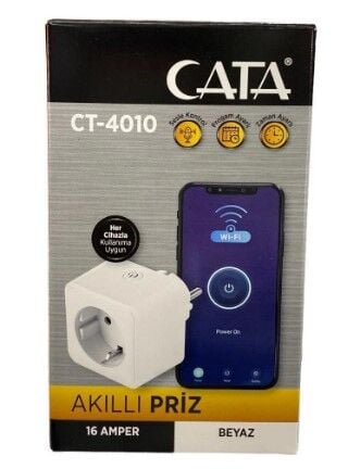 Cata CT-4010 Akıllı Wifi Priz Uzaktan Kontrol