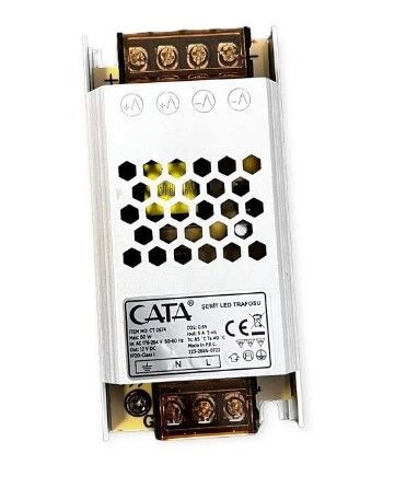 Cata 5 Amper İç Mekan Fansız Slim Şerit Led Trafo CT-2674