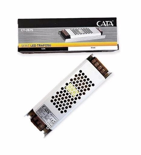 Cata 12,5 Amper İç Mekan Fansız Slim Şerit Led Trafo CT-2675