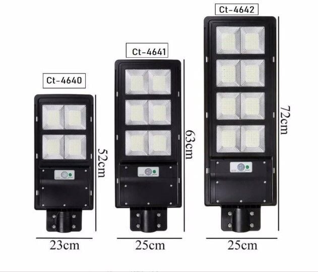 Cata 250W Güneş Enerjili Solar Sokak Aydınlatma Armatürü CT-4641