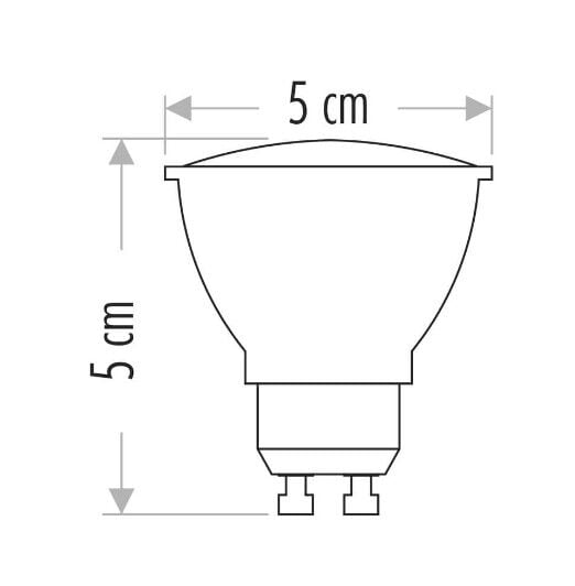 Cata 7 Watt GU10 Duylu Led Çanak Ampul CT-4215 6400K (Beyaz Işık)