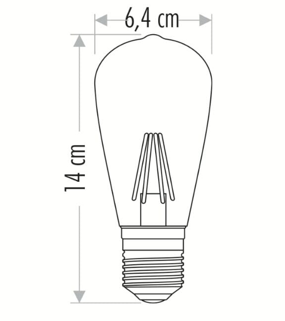 Ct-4353 Cata Rustik Led Ampul Günışığı Renk